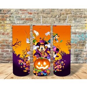 Mouse &‎ Friends tumbler stainless steel 20 oz With Straw